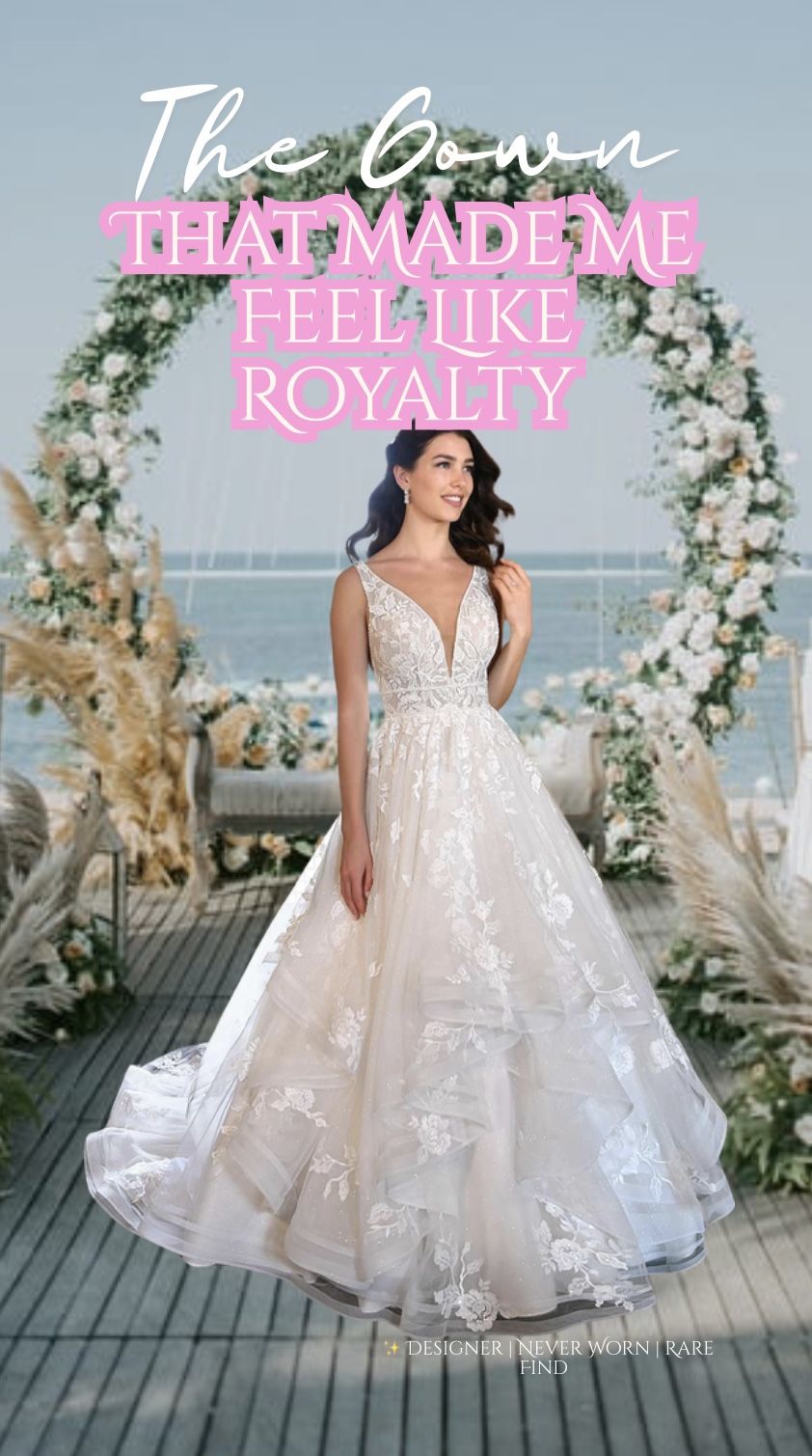 “Essense of Australia Wedding Gown – $10,000 (Serious Inquiries Only)”