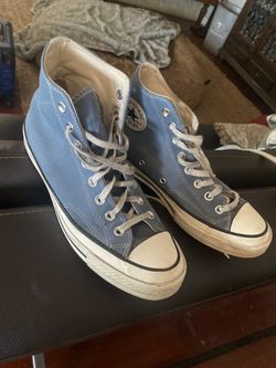 Blue Converse High Tops