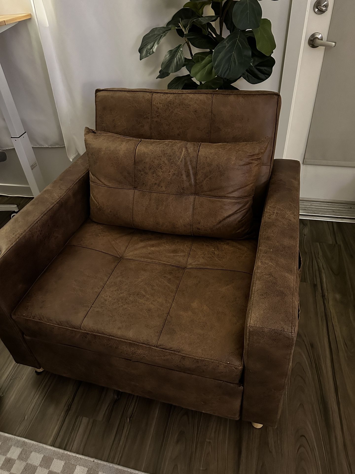 Sofa Bed Chair - Brown