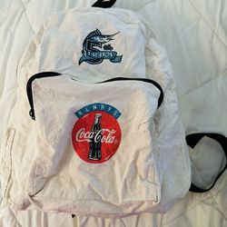 Highly desirable Florida Marlins 5th season 1997 canvas Backpack 