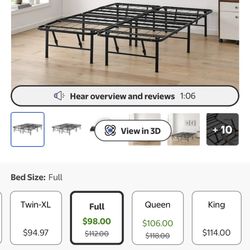 Twin Or Full Bed Frame