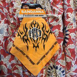 Harley Davidson dog bandanna new with tags 30 inch large