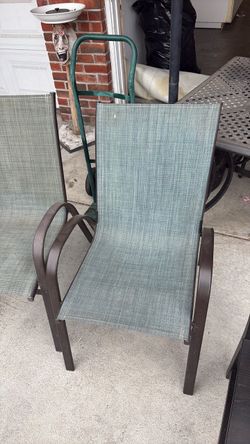 Pair of stackable chairs