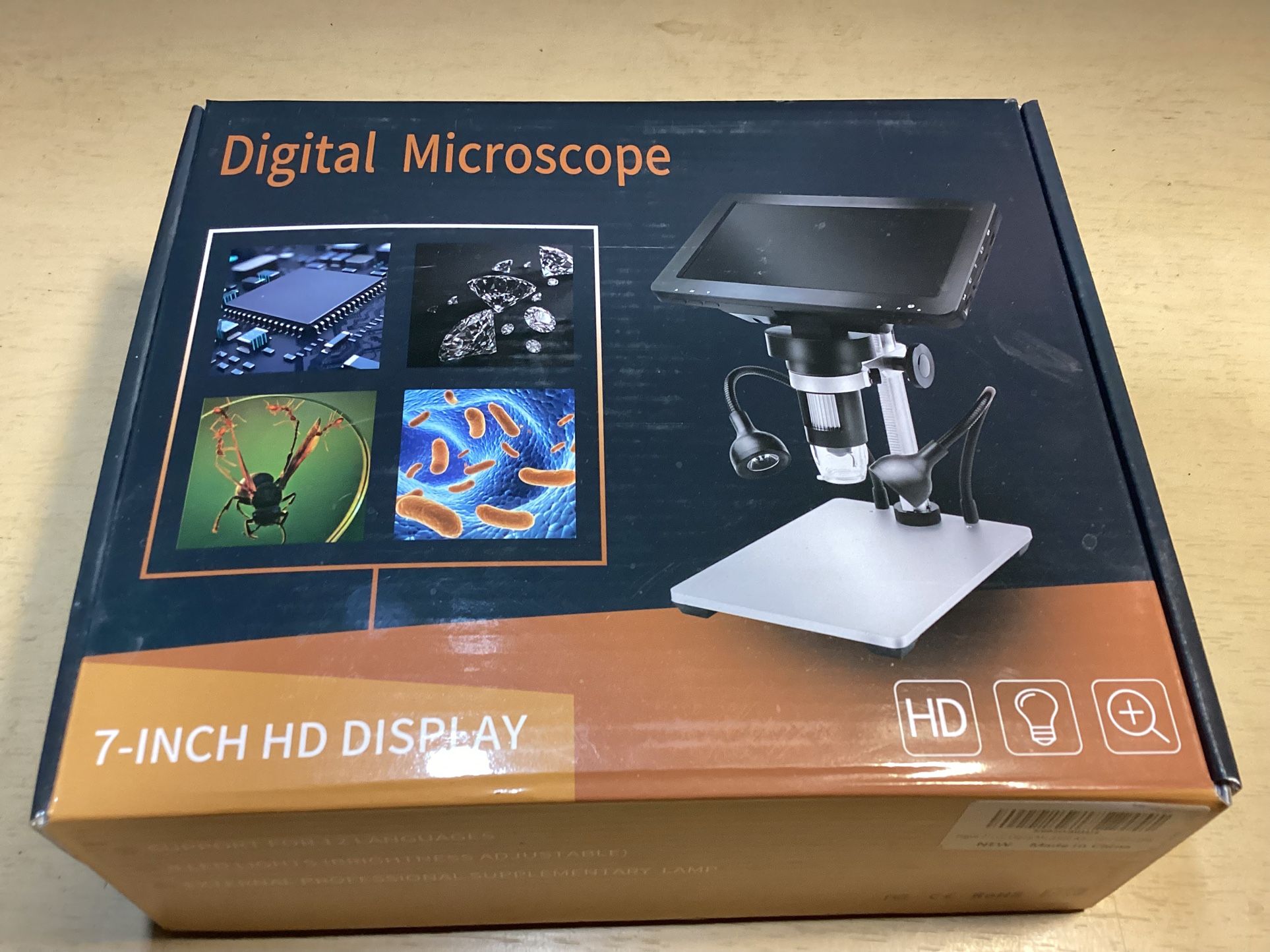 NIB 7” Digital Microscope