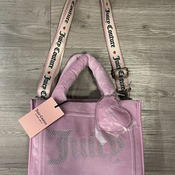 Juicy Couture Extra Spender Mini Tote - Fondant Pink (Lavender)