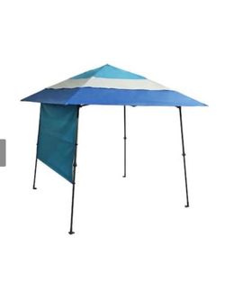 Blue instant canopy