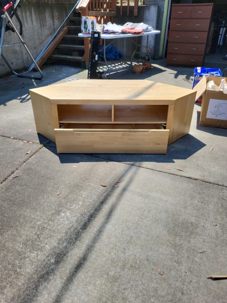 IKEA Corner TV Entertainment Stand