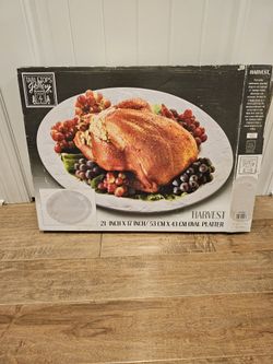 Extra Large Oval Platter,  New In Box 21x17