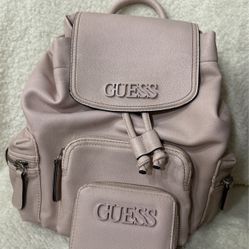 Pink Guess Backpack + Wallet