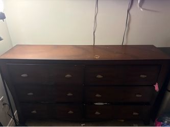 King size bed frame & dresser