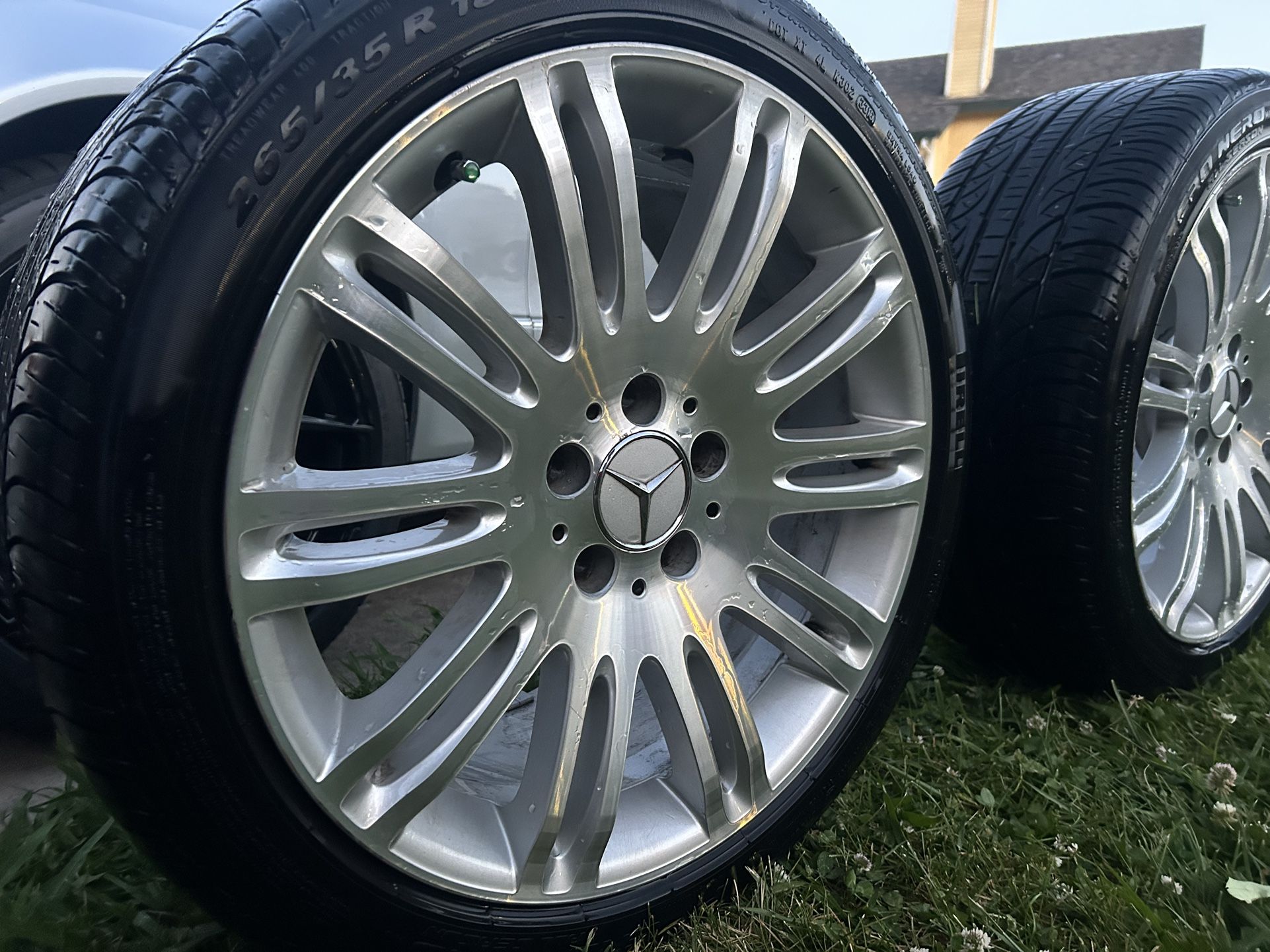 W211 Mercedes Benz Rims, 18 Inch Rims, Fitted With Pirelli Tires