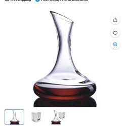 Crystal Wine Decanter NIB