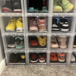 43 x Drop-Front Shoe Box (The Container Store)