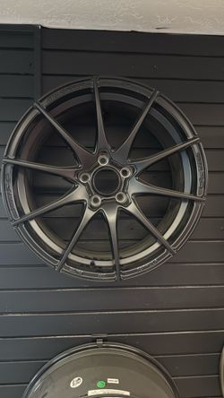 18 Black Rims 5 lug 5x114 5x4.5 on new tires 225 45 18
