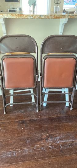 3  folding chairs