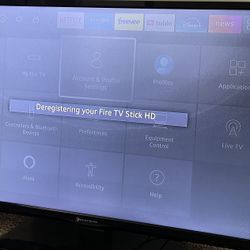 Flat Screen TV with Fire Stick – Ready to Use