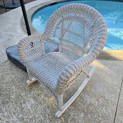 Outdoor Wicker Rocking Chair