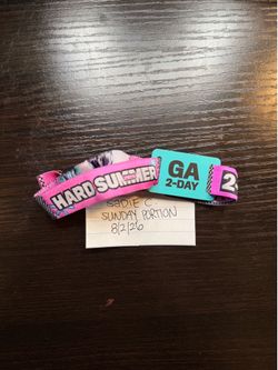 Hard Summer Sunday Wristband
