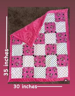 Minnie Mouse Baby Quilt 