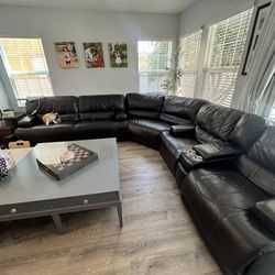 Leather sectional SOFA