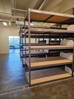 Boltless Storage Shelves 72x36 5 Tier Level Racks Similar To Uline And Grainger Shelving Delivery Available