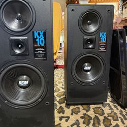 DCM KX10  series 2 speakers
