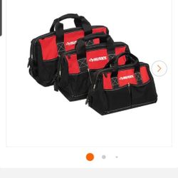 husky 18 in., 15 in. and 12 in. Tool Bag Combo