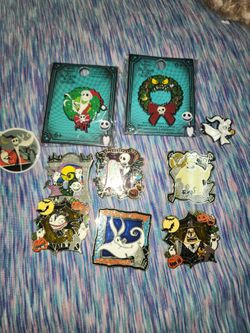 Nightmare Before Christmas pins