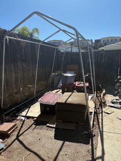 Storage/carport tent housing