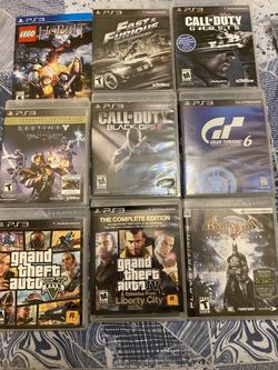 Ps3 games all 9