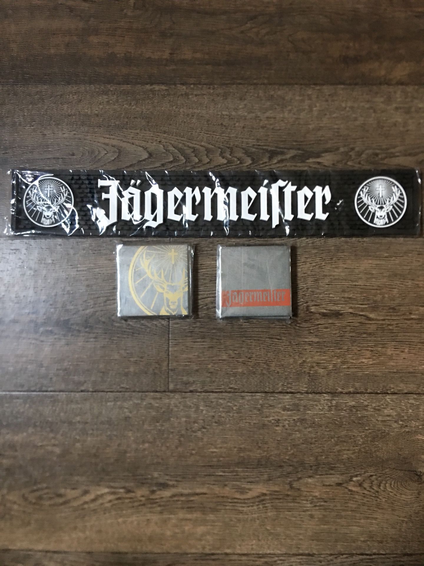 Jagermeister Rail Mat & Coasters