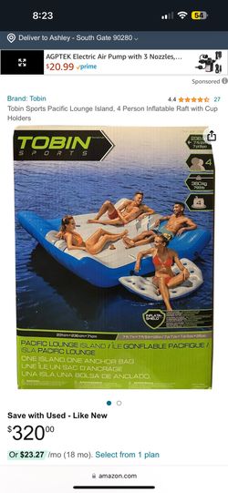 Tobin Sports Inflatable Raft 