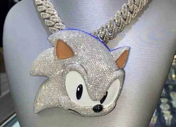 VVS moisannite “SONIC” pendant