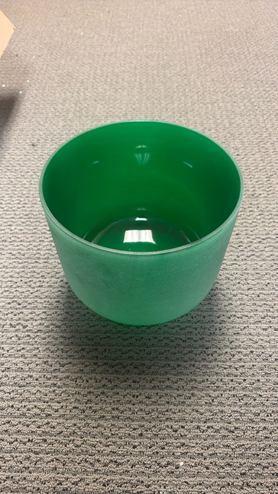 10inch F note Green crystal singing bowl