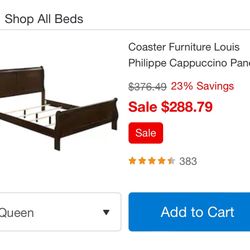 Sleigh Bed Frame 