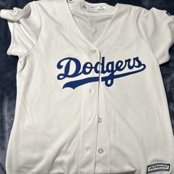 White Dodgers Jersey 