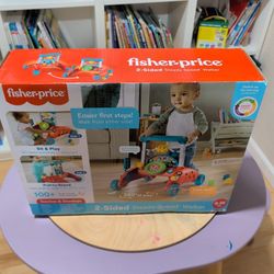 Brand New Fisher Price 2-sided Steady Speed Walker 