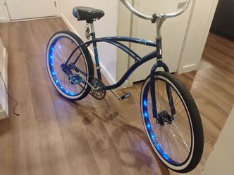 26 inch Blue beach Cruiser