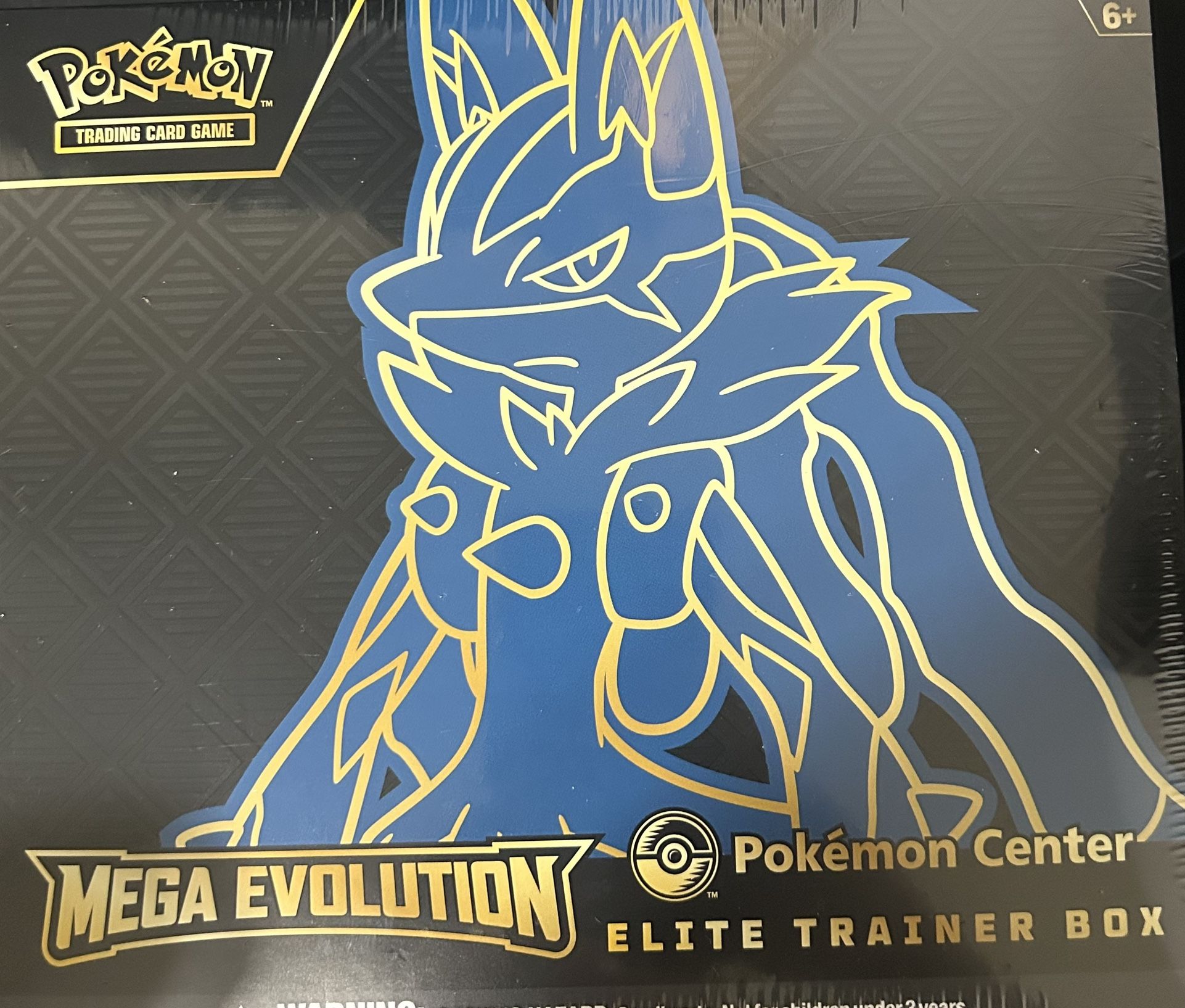 pokemon center mega evolutions etb lucario