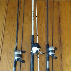 3 Fishing Poles