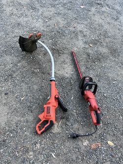 Electric  Hedge Trimmer And Weed Eater