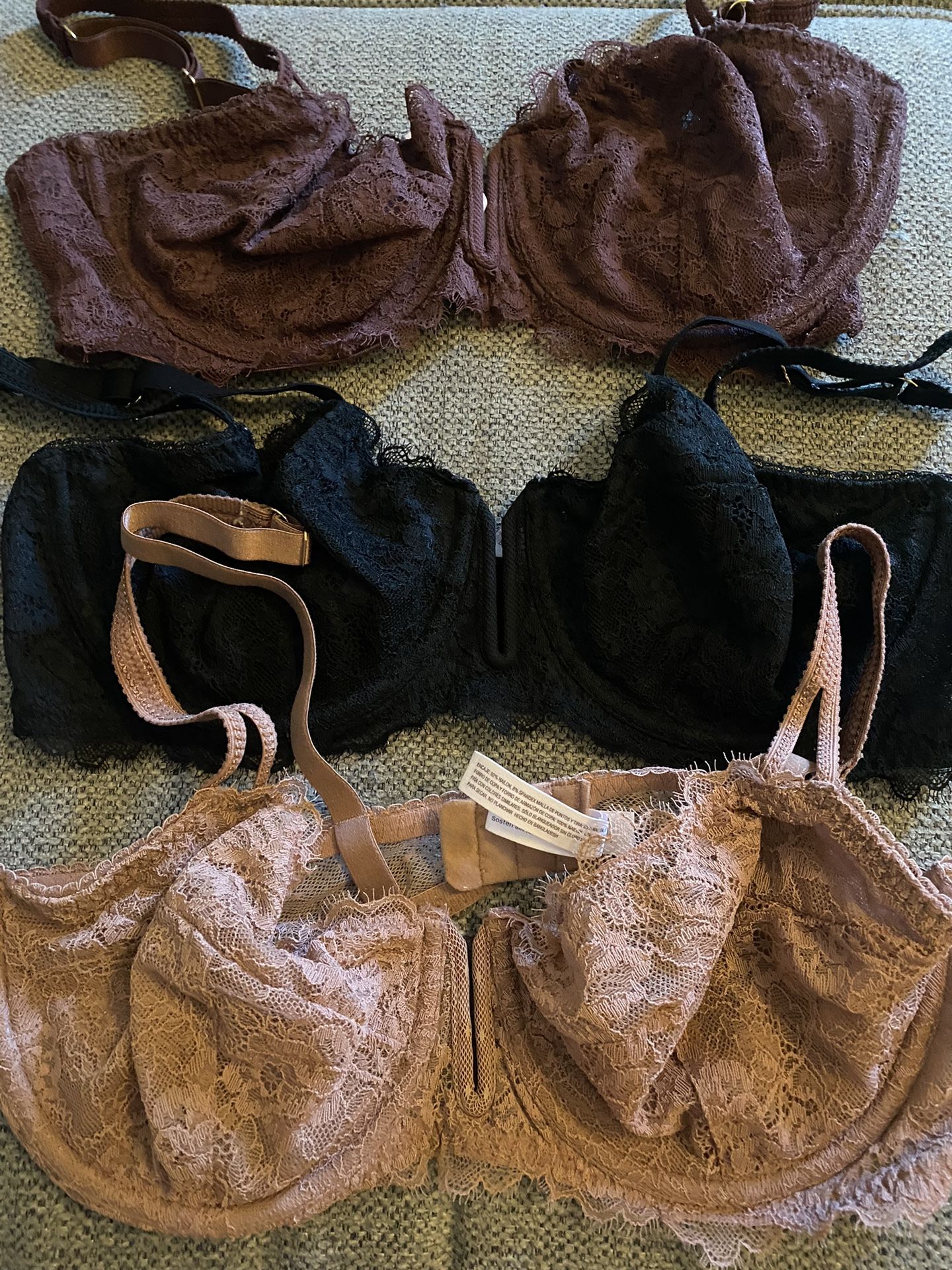 Lacey Bra Bundle Of 3 .. Size 38C