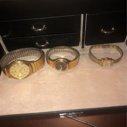 Vintage Woman Watches ( Most Gold Plated )