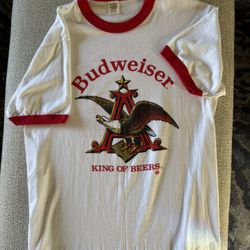 Budweiser Racing Central Arizona Raceway T-shirt Large 1989 Vintage 80’s Dale Jr