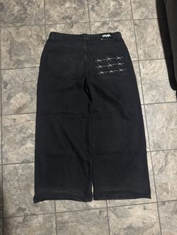 Black Overdrive Barbwire Jeans