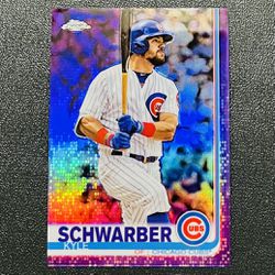 2019 Topps Chrome Baseball Kyle Schwarber Purple Refractor /299