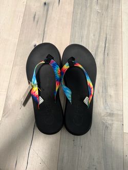 Chacos Flip Flops with Tie-Dye Straps