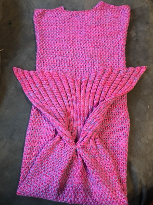 Mermaid Tail Blanket for a girl