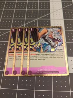 Gum Gum Giant playset one piece tcg