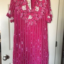 Jewel Queen Dress Size XL. Totally hand made
